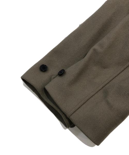STEVEN ALAN（スティーブンアラン）STEVEN ALAN (スティーブンアラン) FLAT MELTON CAMP COLLAR BALMACAAN COAT カーキ サイズ:SIZE Mの古着・服飾アイテム