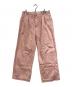 DAIRIKU（ダイリク）の古着「Cooper Dyed Adjuster Wide Chino」｜ピンク