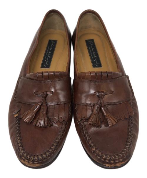 JOHNSTON&MURPHY（ジョンストン＆マーフィー）JOHNSTON&MURPHY (ジョンストン＆マーフィー) タッセルローファー ブラウン サイズ:SIZE 8 1/2の古着・服飾アイテム