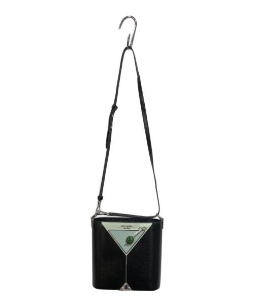 Kate Spade（ケイトスペード）Kate Spade (ケイトスペード) ビジュー付トップハンドルバッグ ブラックの古着・服飾アイテム