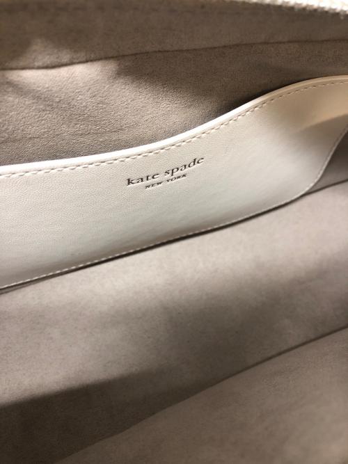 Kate Spade（ケイトスペード）Kate Spade (ケイトスペード) グレース ミニボストンバッグ ホワイトの古着・服飾アイテム