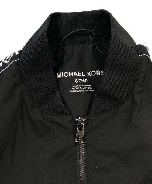 MICHAEL KORS（マイケルコース）MICHAEL KORS (マイケルコース) ナイロンMA-1ジャケット ブラック サイズ:SIZE Sの古着・服飾アイテム