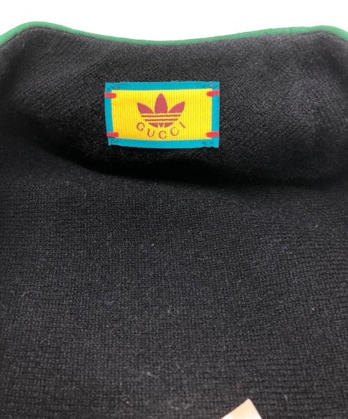 GUCCI（グッチ）GUCCI (グッチ) adidas (アディダス) スリーストライプGG柄ベレー帽 グリーン サイズ:SIZE Sの古着・服飾アイテム