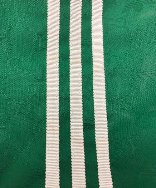 GUCCI（グッチ）GUCCI (グッチ) adidas (アディダス) スリーストライプGG柄ベレー帽 グリーン サイズ:SIZE Sの古着・服飾アイテム