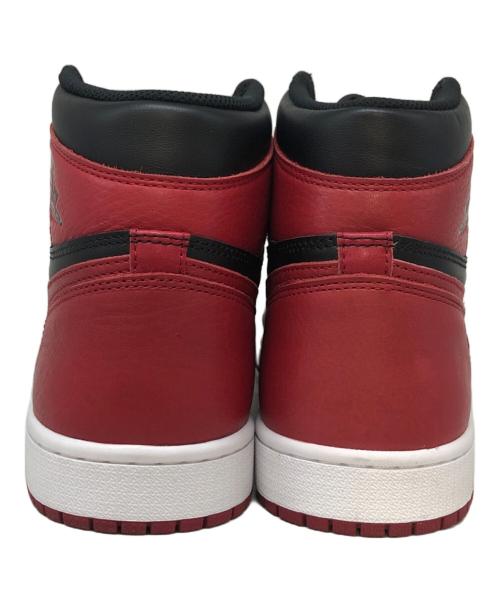 NIKE（ナイキ）NIKE (ナイキ) AIR JORDAN 1 RETRO HIGH OG ハイカットスニーカー レッド×ブラック サイズ:SIZE 28cmの古着・服飾アイテム