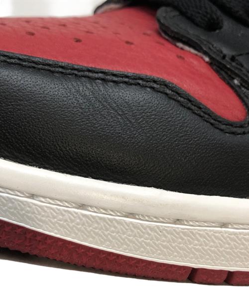 NIKE（ナイキ）NIKE (ナイキ) AIR JORDAN 1 RETRO HIGH OG ハイカットスニーカー レッド×ブラック サイズ:SIZE 28cmの古着・服飾アイテム