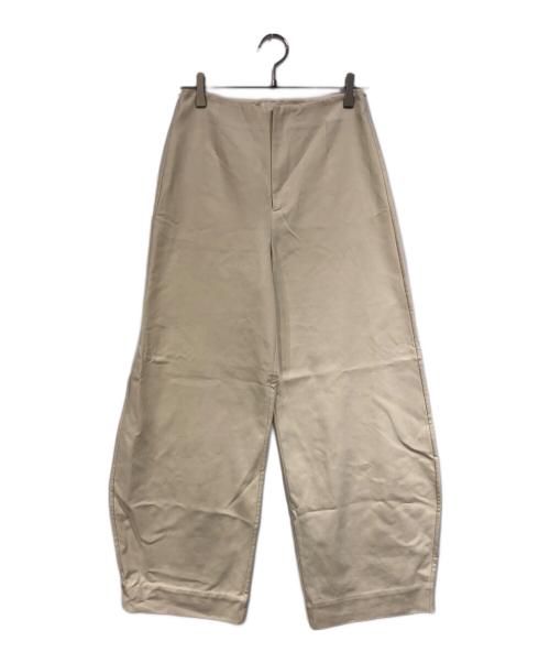 RUOHAN（ルオハン）RUOHAN (ルオハン) ワイドノータックスラックス アイボリー サイズ:SIZE Sの古着・服飾アイテム