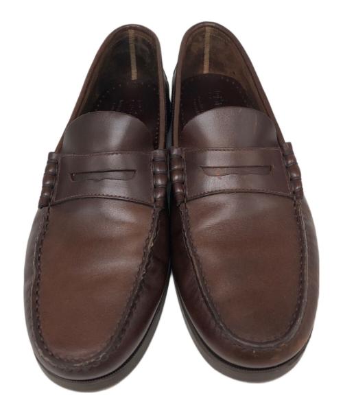 PARABOOT（パラブーツ）PARABOOT (パラブーツ) CORAUX コインローファー ブラウン サイズ:SIZE 8 14/2の古着・服飾アイテム