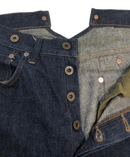 NIGEL CABOURN（ナイジェルケーボン）NIGEL CABOURN (ナイジェルケーボン) RAILMAN DENIM PANT WIDE インディゴ サイズ:SIZE 30の古着・服飾アイテム