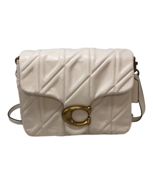 COACH（コーチ）COACH (コーチ) タイムズ スクエア タビー ショルダー バッグ・キルティング ショルダーバッグ ベージュの古着・服飾アイテム