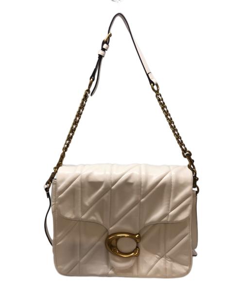 COACH（コーチ）COACH (コーチ) タイムズ スクエア タビー ショルダー バッグ・キルティング ショルダーバッグ ベージュの古着・服飾アイテム
