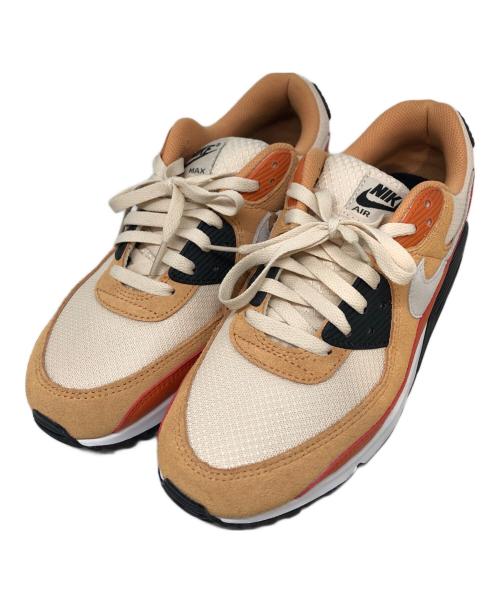 NIKE（ナイキ）NIKE (ナイキ) AIR MAX 90 ローカットスニーカー ベージュ×オレンジ サイズ:SIZE 27.5cmの古着・服飾アイテム