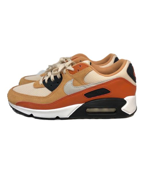 NIKE（ナイキ）NIKE (ナイキ) AIR MAX 90 ローカットスニーカー ベージュ×オレンジ サイズ:SIZE 27.5cmの古着・服飾アイテム
