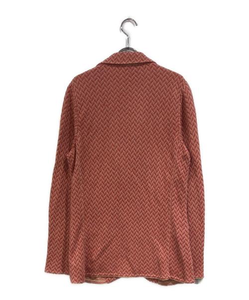 LARDINI（ラルディーニ）LARDINI (ラルディーニ) シングルニットテーラードジャケット ピンク サイズ:SIZE XSの古着・服飾アイテム