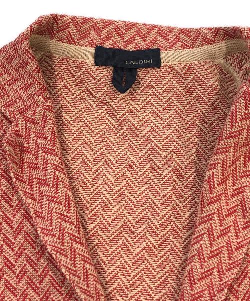 LARDINI（ラルディーニ）LARDINI (ラルディーニ) シングルニットテーラードジャケット ピンク サイズ:SIZE XSの古着・服飾アイテム