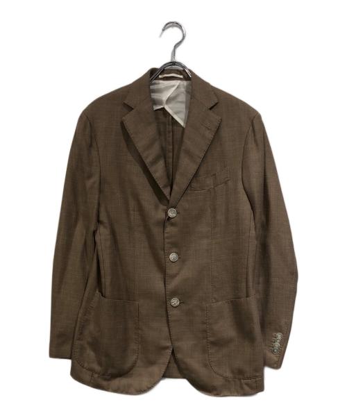 BARBA（バルバ）BARBA (バルバ) GLELLOテーラードジャケット ベージュ サイズ:SIZE 46の古着・服飾アイテム