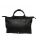 LONGCHAMP (ロンシャン) レザーハンドバッグ ブラック：22000円
