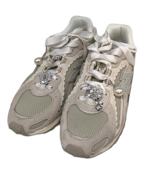 NEW BALANCE（ニューバランス）NEW BALANCE (ニューバランス) U204L2SZ LIGHT BEIGE ホワイト サイズ:SIZE 25.5cmの古着・服飾アイテム