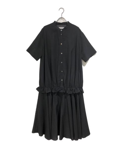 ADORE（アドーア）ADORE (アドーア) ドライクリアクロスワンピース ブラック サイズ:SIZE 38の古着・服飾アイテム