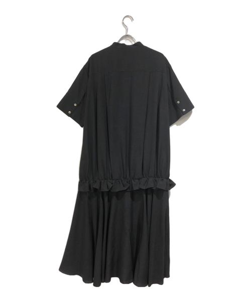 ADORE（アドーア）ADORE (アドーア) ドライクリアクロスワンピース ブラック サイズ:SIZE 38の古着・服飾アイテム