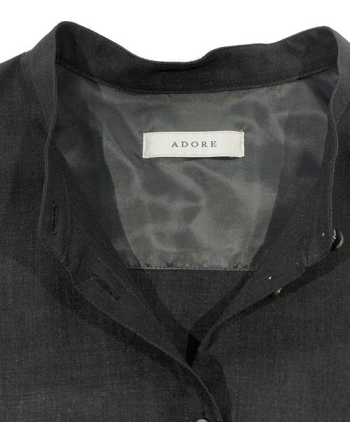 ADORE（アドーア）ADORE (アドーア) ドライクリアクロスワンピース ブラック サイズ:SIZE 38の古着・服飾アイテム