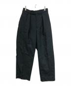 MARKAWAREマーカウェア）の古着「CLASSIC FIT TROUSERS ORGANIC WOOL TROPICAL」｜グリーン