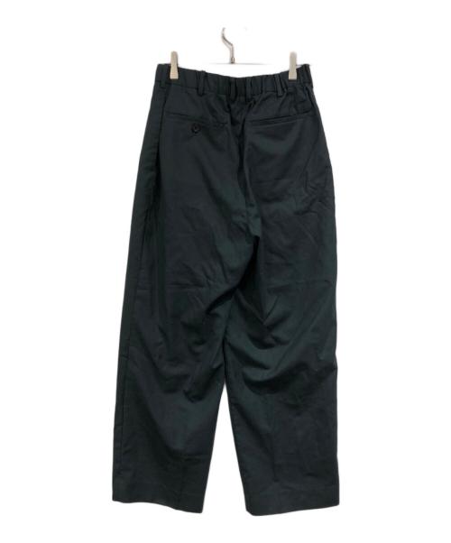 MARKAWARE（マーカウェア）MARKAWARE (マーカウェア) CLASSIC FIT TROUSERS ORGANIC WOOL TROPICAL グリーン サイズ:SIZE 2の古着・服飾アイテム
