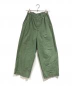 MARKAマーカ）の古着「WELT POCKET EASY PANTS」｜グリーン