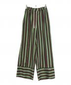 OMMOオーエムエムオー）の古着「MULTI STRIPE PT」｜ブラウン