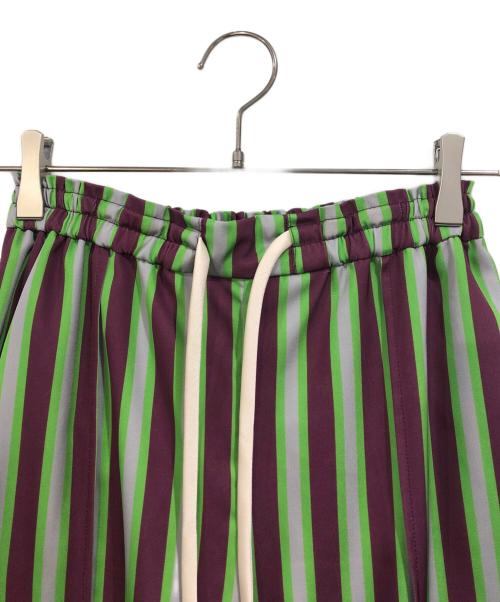 OMMO（オーエムエムオー）OMMO (オーエムエムオー) MULTI STRIPE PT ブラウン サイズ:SIZE 36の古着・服飾アイテム
