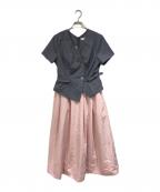 HER LIP TOハーリップトゥ）の古着「Asymmetrical Belted Docking Dress」｜グレー