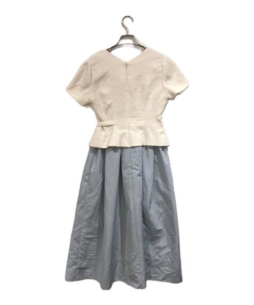 HER LIP TO（ハーリップトゥ）Her lip to (ハーリップトゥ) Asymmetrical Belted Docking Dress ホワイト サイズ:SIZE Sの古着・服飾アイテム