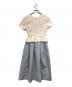 Her lip to (ハーリップトゥ) Asymmetrical Belted Docking Dress ホワイト サイズ:SIZE S：9000円