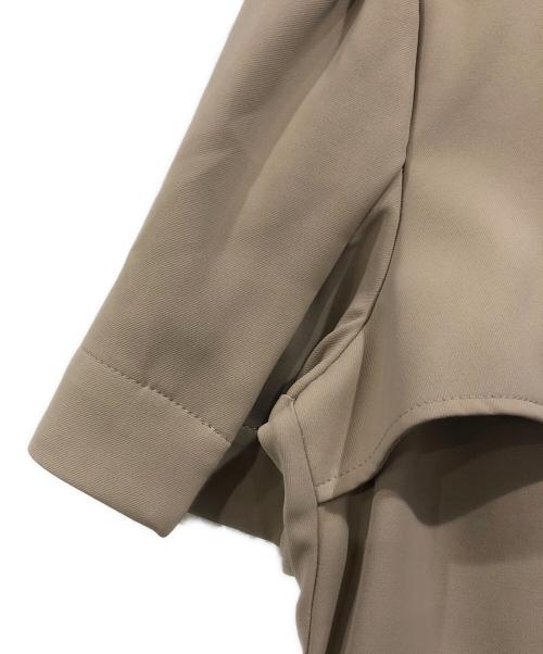 HER LIP TO（ハーリップトゥ）HER LIP TO (ハーリップトゥ) Nora Front Zip Dress ベージュ サイズ:SIZE Mの古着・服飾アイテム