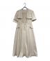 Her lip to（ハーリップトゥ）の古着「Nora Front Zip Dress」｜ホワイト