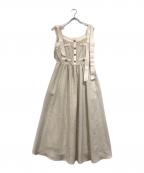 HER LIP TOハーリップトゥ）の古着「Verona Tweed Long Dress」｜ベージュ