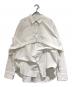OMMO（オーエムエムオー）の古着「2WAY TUCK LAYERED SHIRT」｜ホワイト