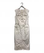 HER LIP TOハーリップトゥ）の古着「Padua Denim Dress」｜ホワイト