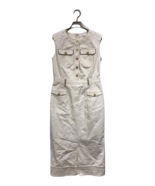 HER LIP TO（ハーリップトゥ）Her lip to (ハーリップトゥ) Padua Denim Dress ホワイト サイズ:SIZE Mの古着・服飾アイテム