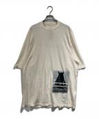 RICK OWENS DRKSHDWリックオウエンス ダークシャドウ）の古着「Jumbo Tee SPHINX」｜ホワイト