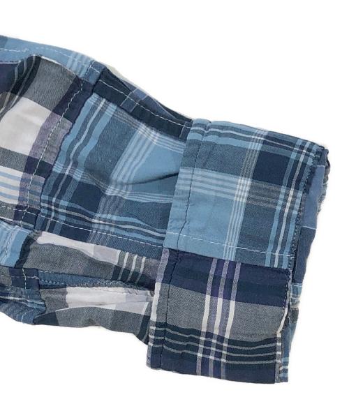 RALPH LAUREN（ラルフローレン）RALPH LAUREN (ラルフローレン) パッチワークシャツ ブルー サイズ:SIZE Lの古着・服飾アイテム