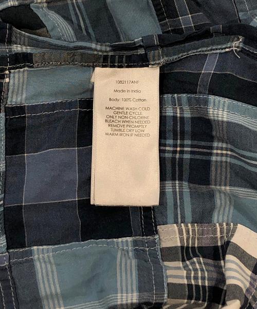 RALPH LAUREN（ラルフローレン）RALPH LAUREN (ラルフローレン) パッチワークシャツ ブルー サイズ:SIZE Lの古着・服飾アイテム