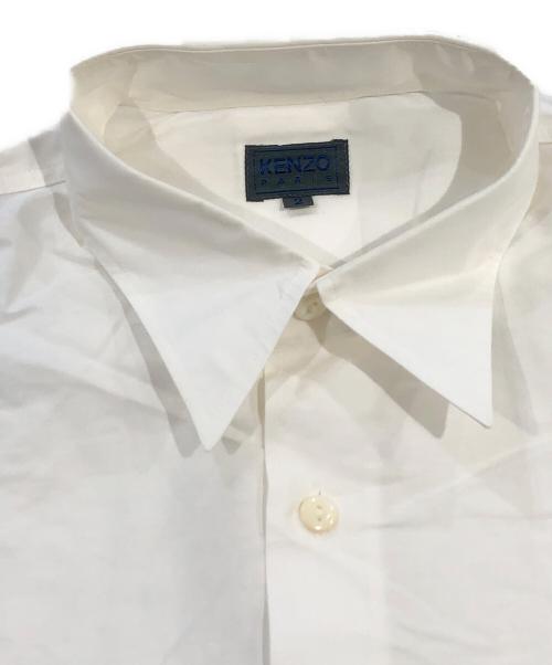 KENZO（ケンゾー）KENZO (ケンゾー) 花柄シャツ ホワイト サイズ:SIZE 2の古着・服飾アイテム