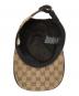 中古・古着 GUCCI (グッチ) GGキャンバスベースボールキャップ ベージュ×ブラウン サイズ:SIZE Free：27000円