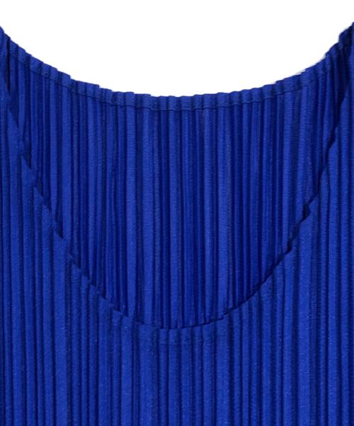 PLEATS PLEASE（プリーツプリーズ）PLEATS PLEASE (プリーツプリーズ) プリーツカットソー ブルー サイズ:SIZE 3の古着・服飾アイテム
