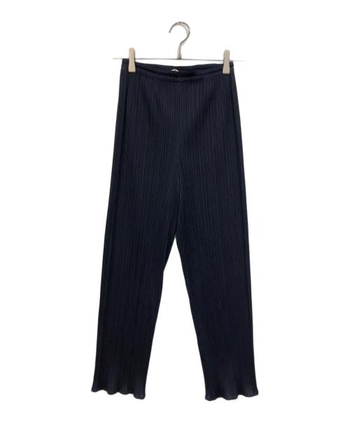 PLEATS PLEASE（プリーツプリーズ）PLEATS PLEASE (プリーツプリーズ) プリーツパンツ ネイビー サイズ:SIZE 3の古着・服飾アイテム