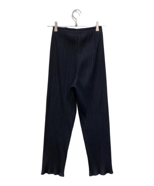 PLEATS PLEASE（プリーツプリーズ）PLEATS PLEASE (プリーツプリーズ) プリーツパンツ ネイビー サイズ:SIZE 3の古着・服飾アイテム