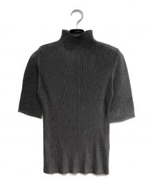 PLEATS PLEASE（プリーツプリーズ）の古着「マイクロプリーツカットソー」｜グレー