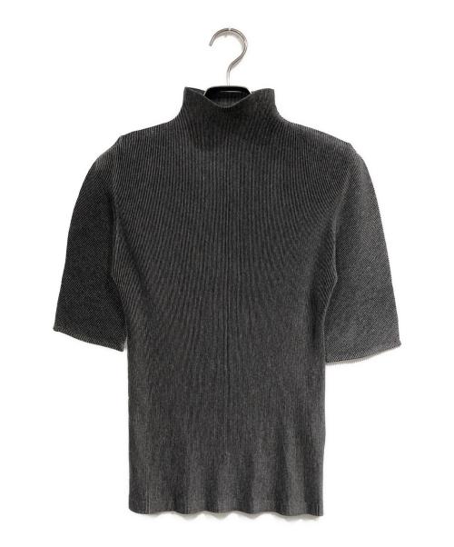 PLEATS PLEASE（プリーツプリーズ）PLEATS PLEASE (プリーツプリーズ) マイクロプリーツカットソー グレー サイズ:SIZE 3の古着・服飾アイテム