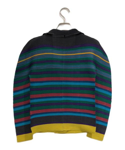 me ISSEY MIYAKE（ミーイッセイ ミヤケ）me ISSEY MIYAKE (ミーイッセイ ミヤケ) マルチカラーカーディガン マルチカラー サイズ:SIZE Freeの古着・服飾アイテム